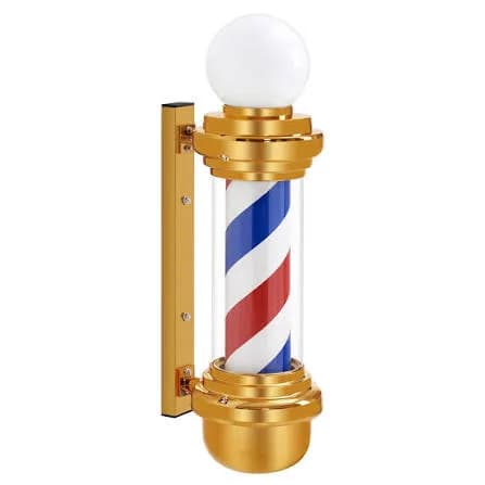 BARBER POLE 65cm GOLD