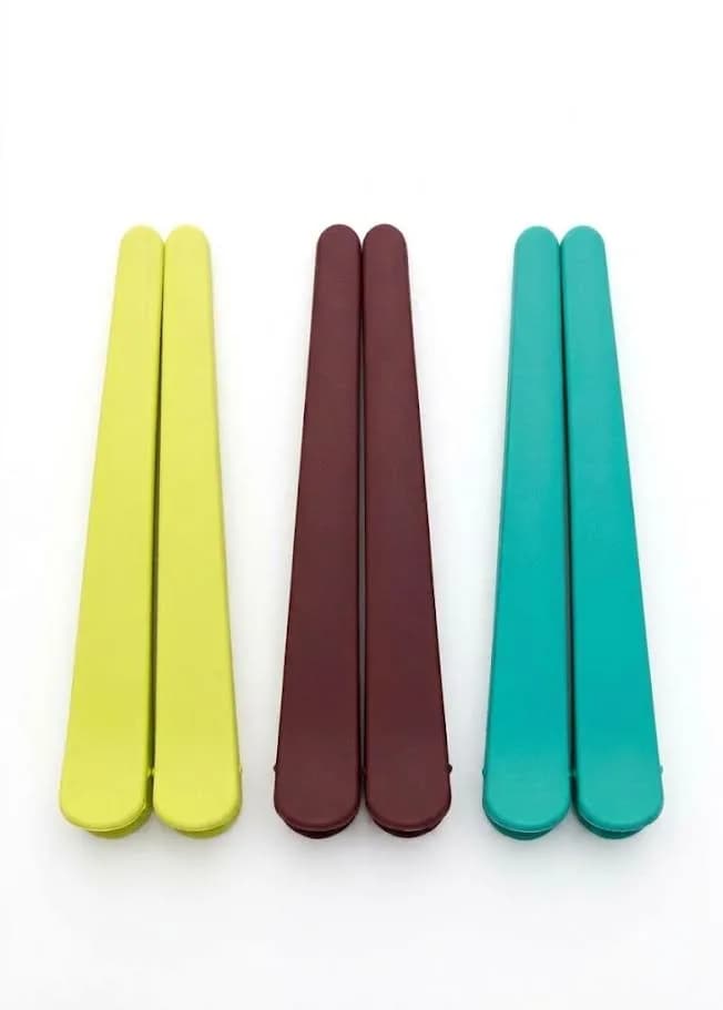 BARRETTES COLOREES EN FORME DE BEC DE CANARD PINCES A CHEVEUX 6PCS