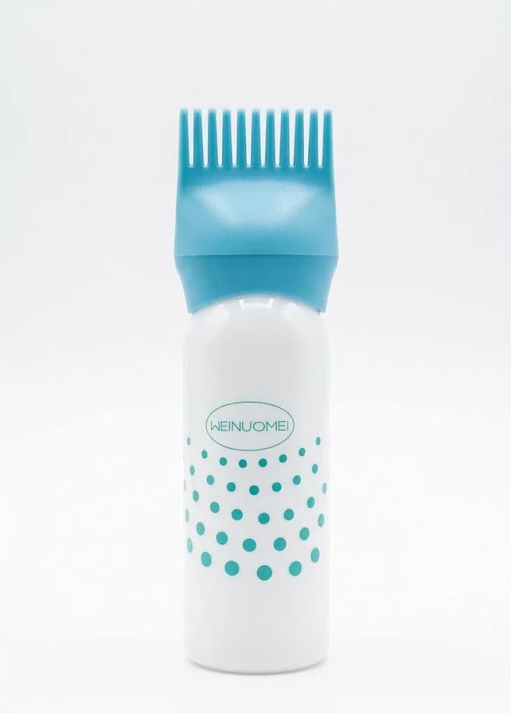 BOUTEILLE AVEC PEIGNE EN PLASTIQUE BLUE