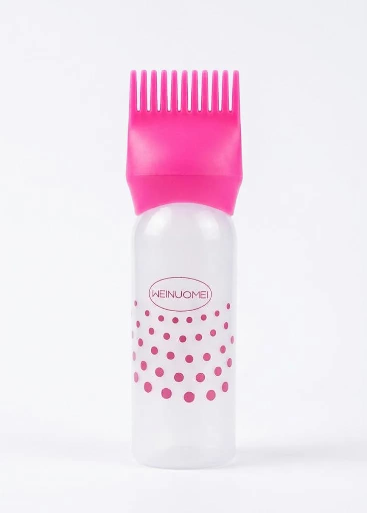 BOUTEILLE AVEC PEIGNE EN PLASTIQUE PINK