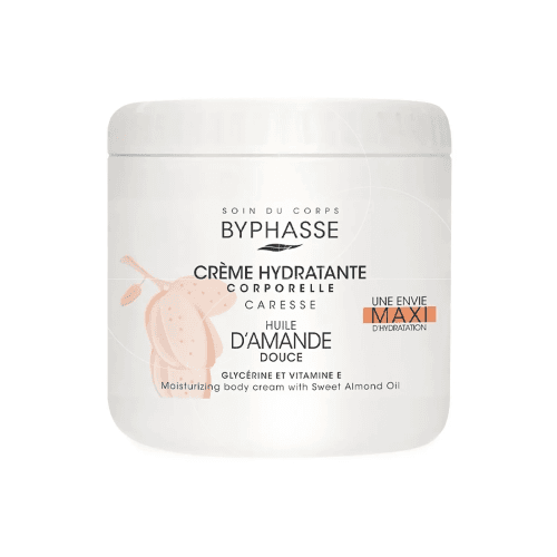 BYPHASSE CREME HYDRATANTE CORPORELLE HUILE AMANDE 500ML