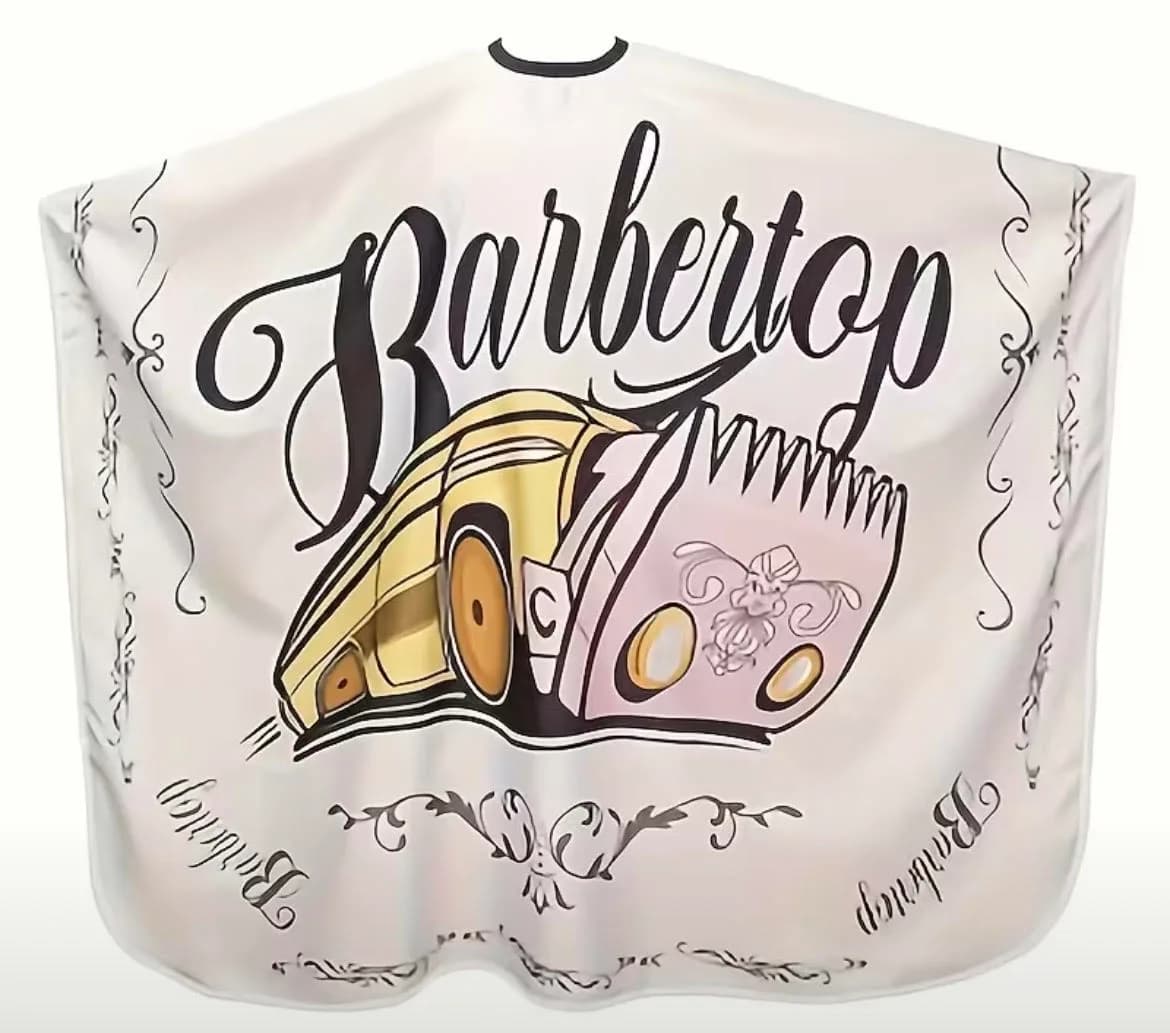 CAPE DE COIFFURE BARBERTOP SILICONE
