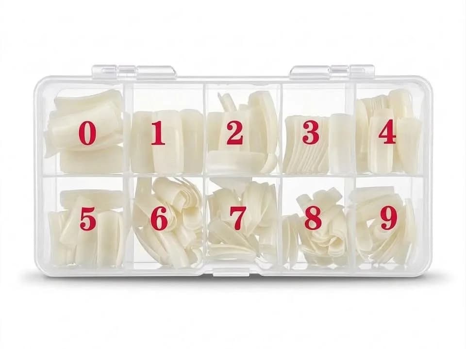 CAPSUL A ONGLE FORME CARRE 500 PCS