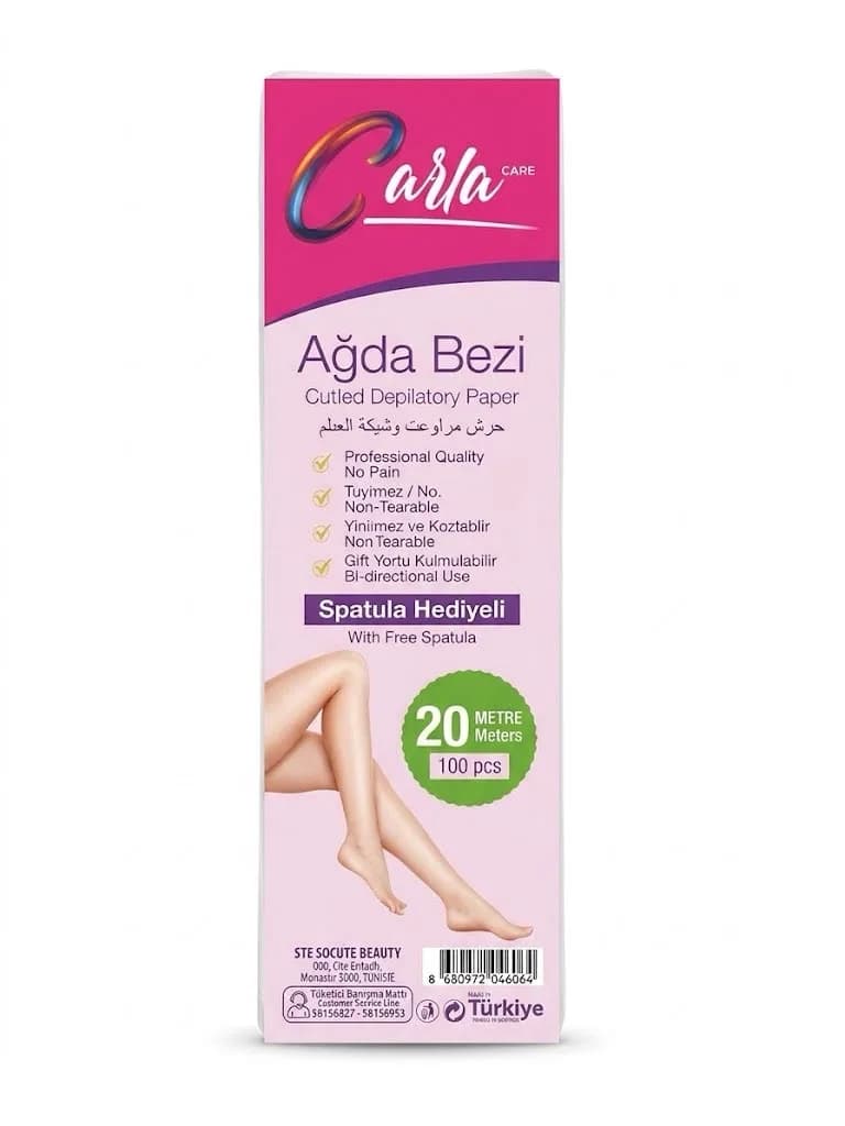 CARLA PAPIER DEPILATOIRE 100 PCS