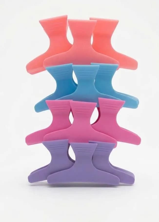 CRAPES CHEVEUX EN PLASTIQUES 12 PCS EURO