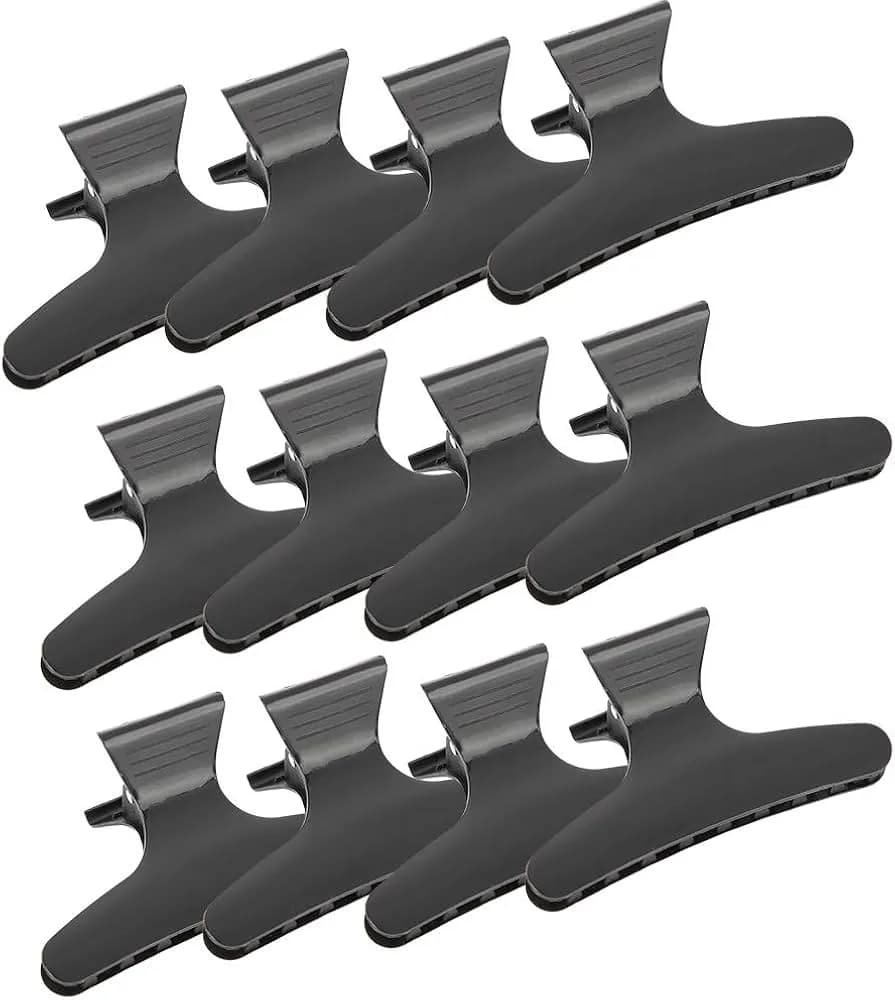 CRAPES CHEVEUX EN PLASTIQUES 12 PCS