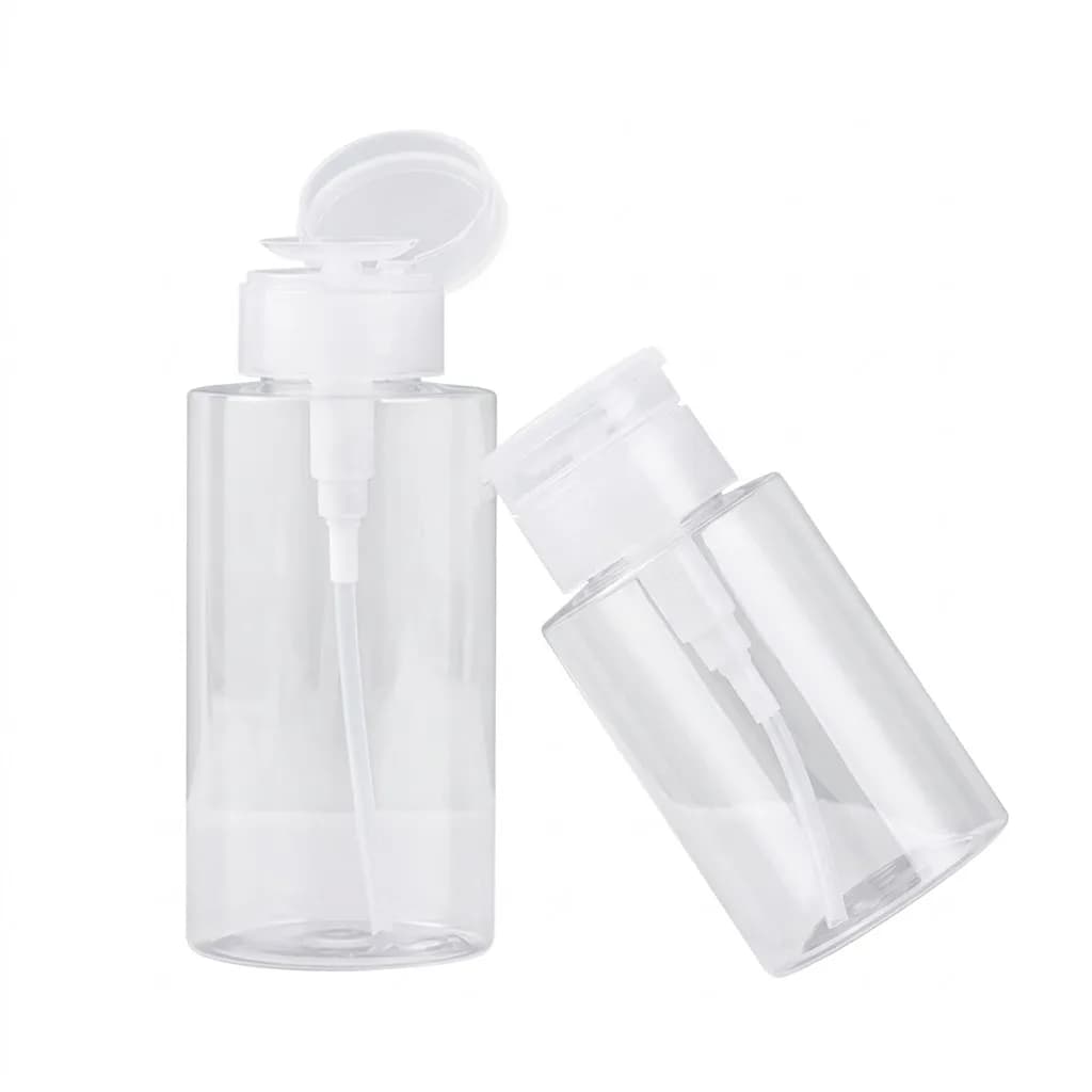 FLACON VIDE ACETONE AVEC POMPE