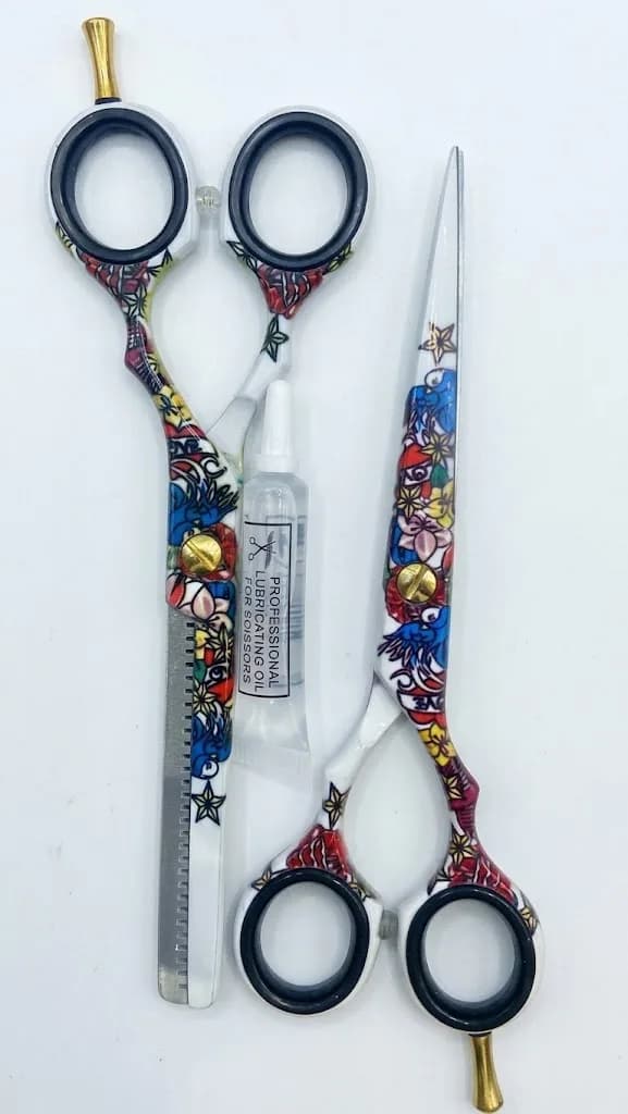 HENBOR ENSEMBLE CISEAUX 786-1/6 & 786/6 TATOO