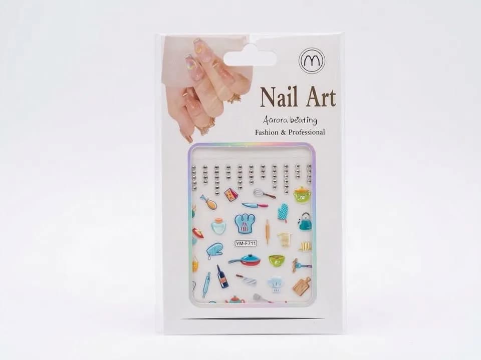 NAIL ART STICKER 3D 10