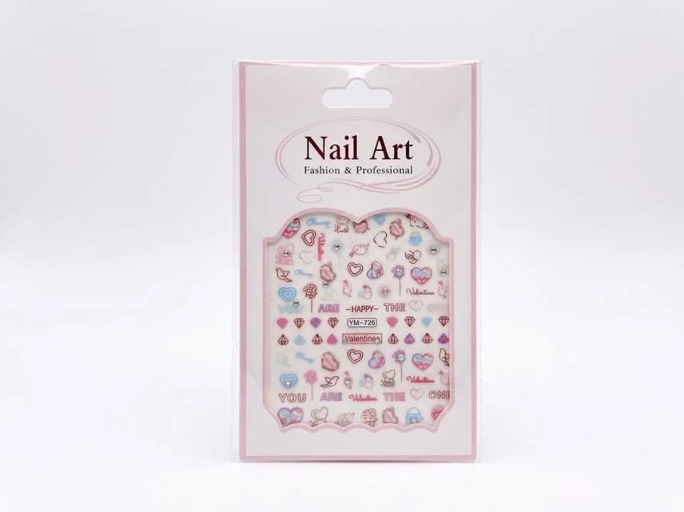 NAIL ART STICKER 3D 14
