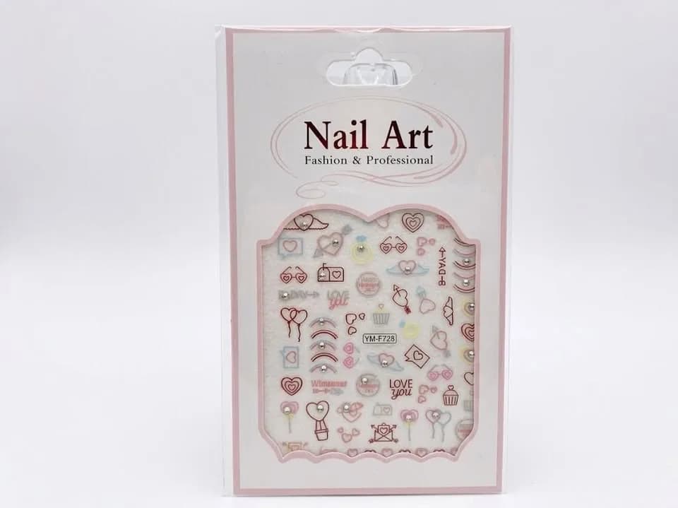 NAIL ART STICKER 3D 16