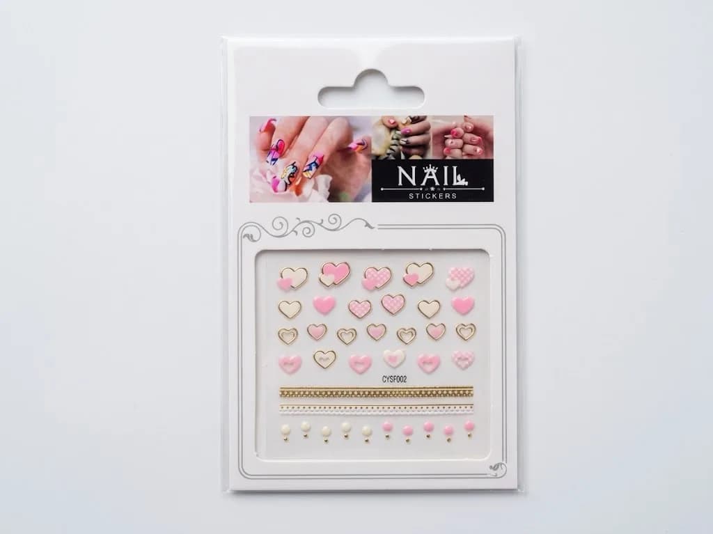 NAIL ART STICKER 3D QE