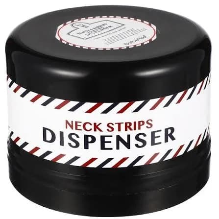 NECK STRIP DISPENSER BARBER TOP