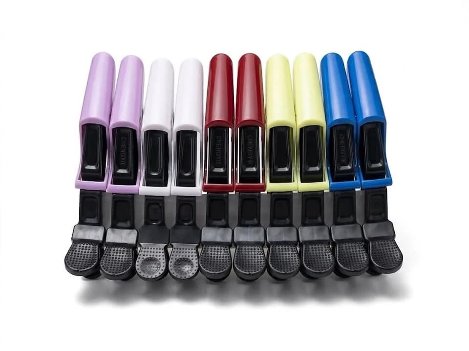 PINCE A CEHEVEUX DE COIFFURE 10 PCS