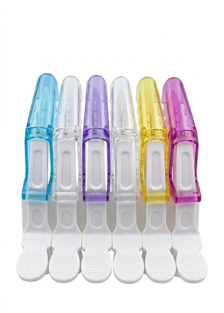 PINCE CHEVEUX CROCODILE 6PCS