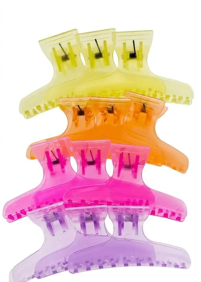 PINCE PLATE COLORE 12PCS
