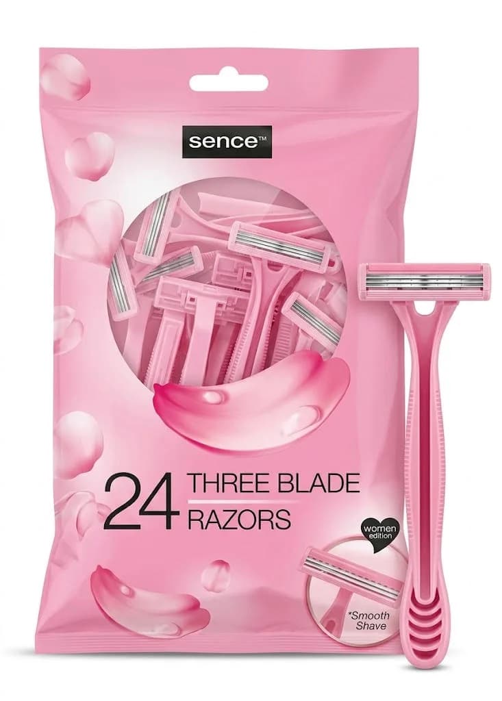 SENCE THREE BLADE RAZORS 24PCS