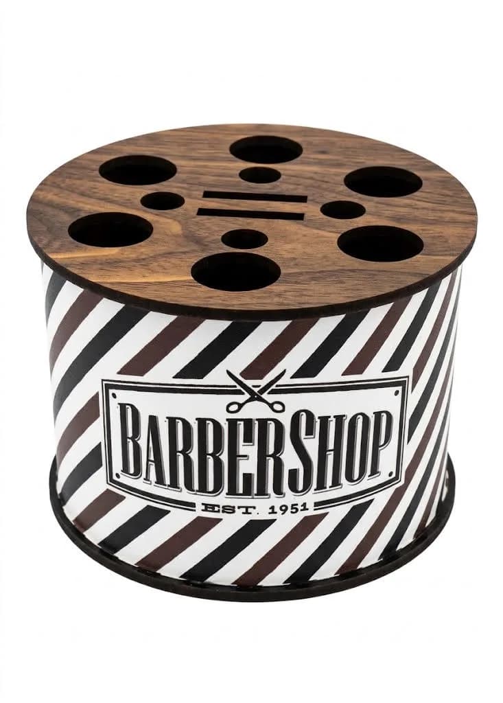 SUPPORT DE RANGEMENT POUR CISEAUX DE BARBIER
