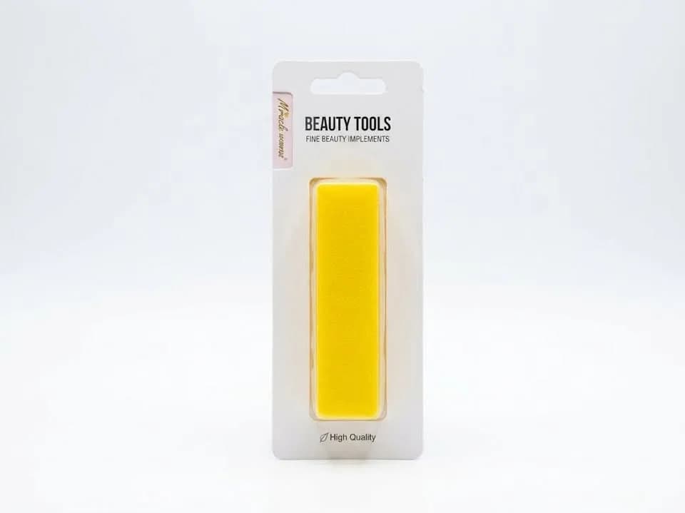 TAMPON A ONGLE A 4 COTE PROFESSIONAL YELLOW