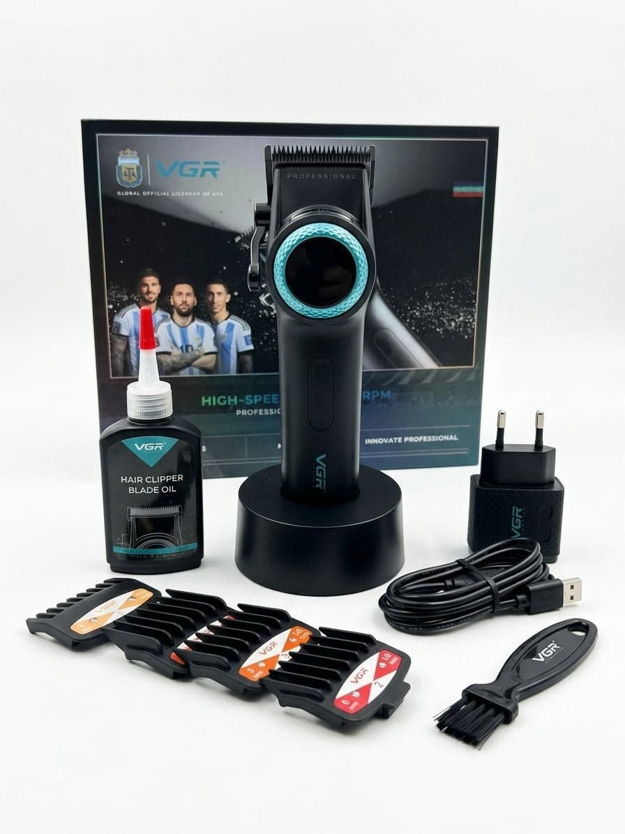 VGR TONDEUSE PRO HIGH SPEED 9000RPM V-001 BLACK
