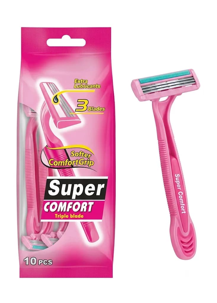 WETELL LADY RAZOR 3 BLADE SUPER CONFORT 10 PCS