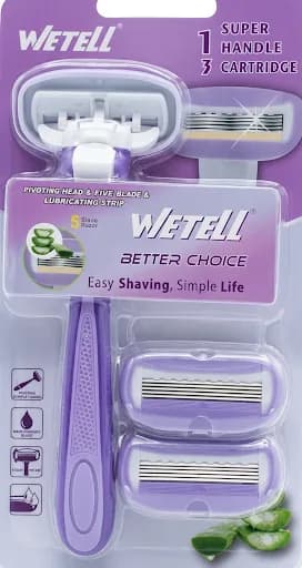 WETELL LADY RASOR 5 BLADES 1PCS+2RECHARGE