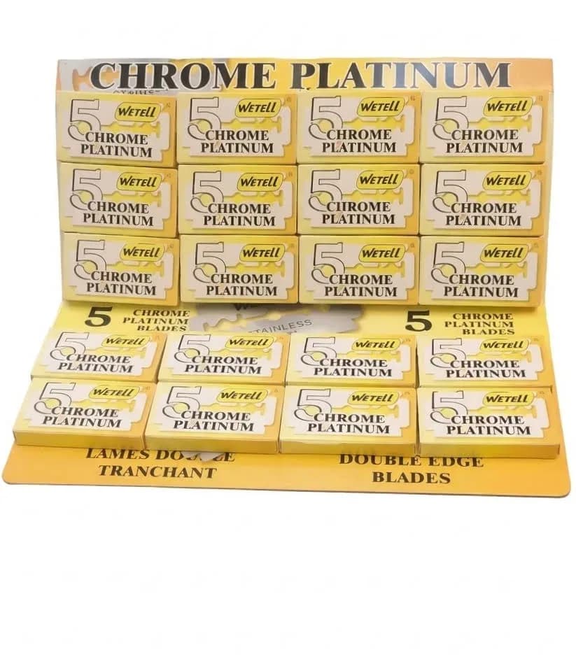 WETELL LAME RASOIR CHROM PLATINUIM