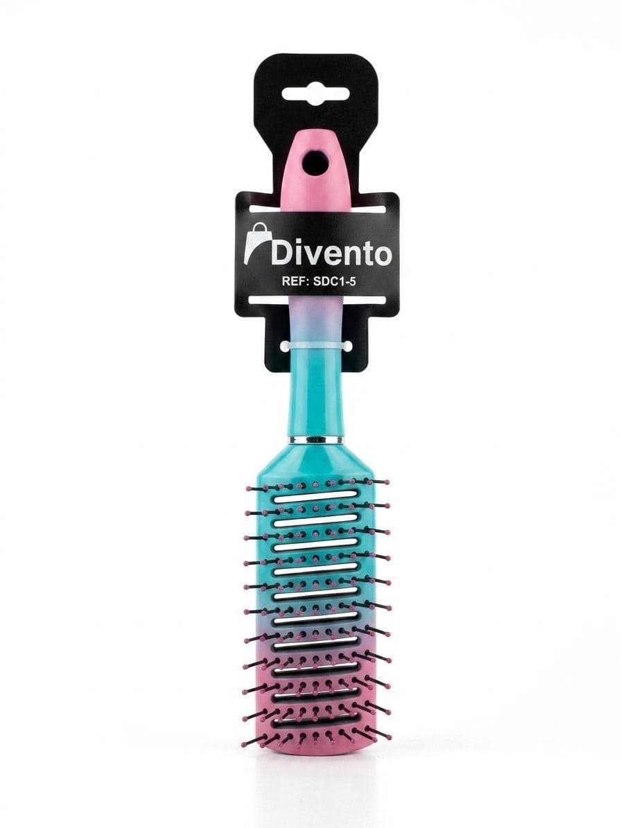BROSSE A CHEVEUX DEMELANTE VENTILEE EN PLASTIQUE AVEC PICOTS A EMBOUTS
