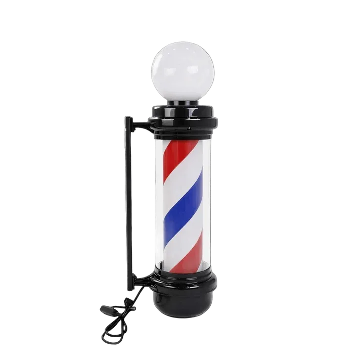 BARBER POLE 65cm BLACK