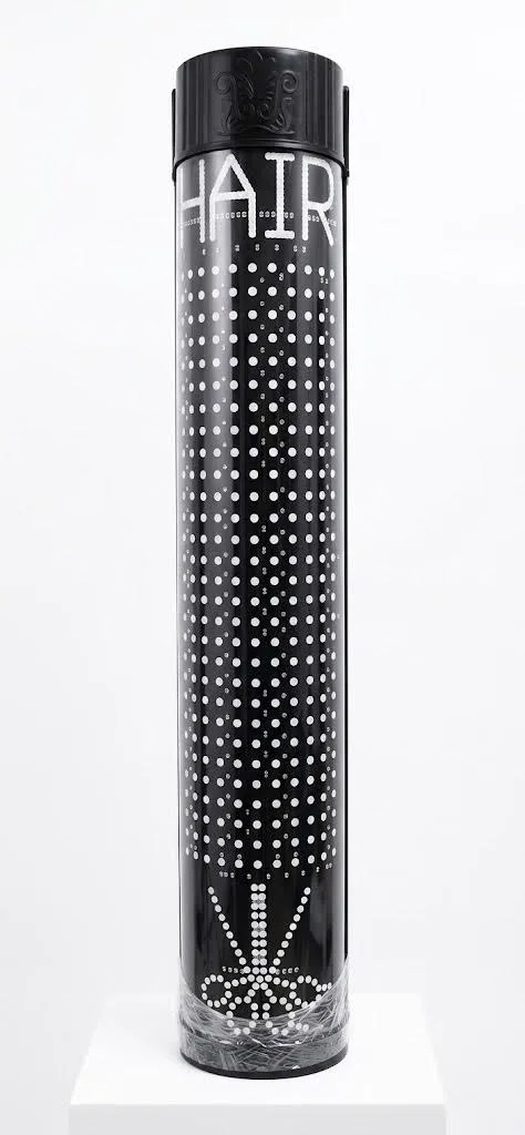 BARBER POLE 90cm BLACK