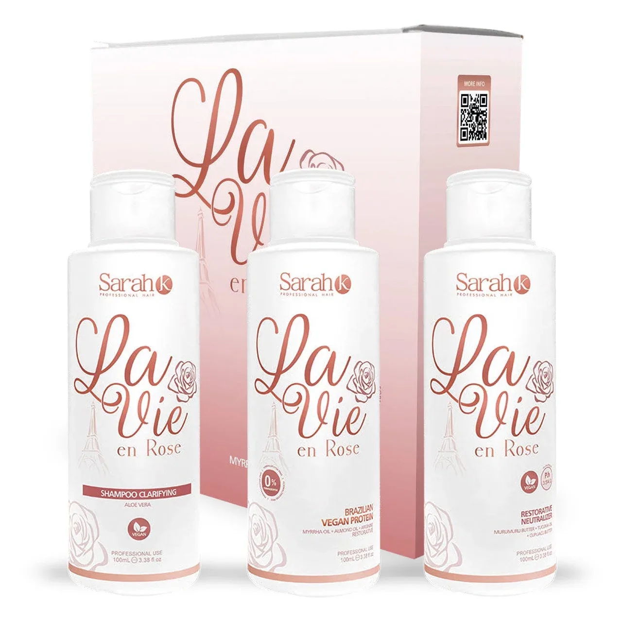 DOSE SARAH K MINI KIT LA VIE EN ROSE 100ML