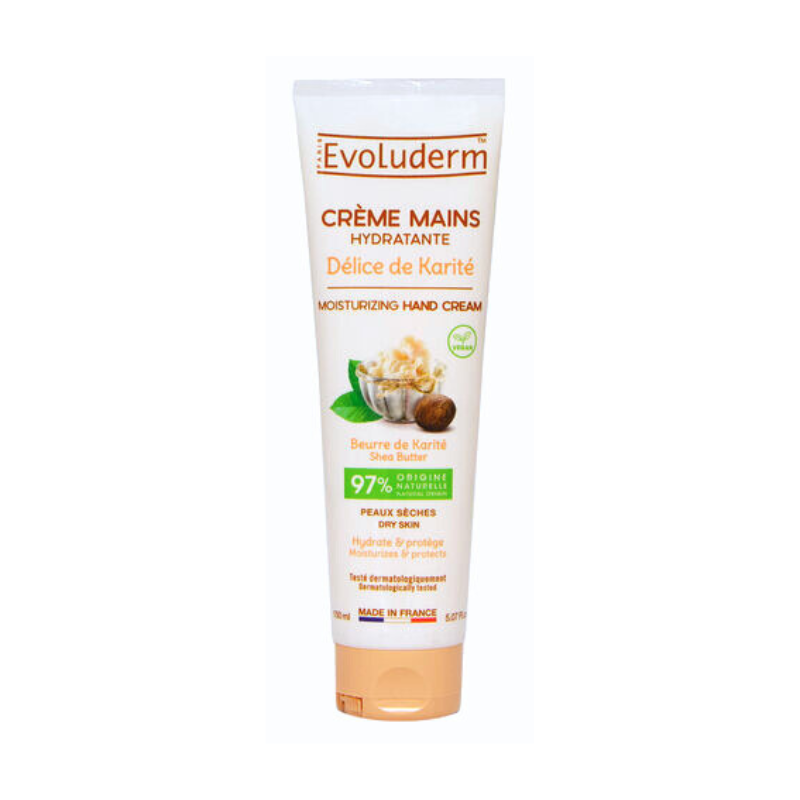 Evoluderm Creme Mains Hydratante Karite 150ml