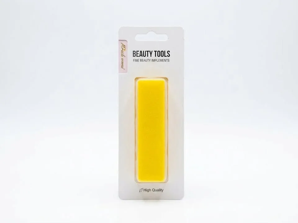 TAMPON A ONGLE A 4 COTE PROFESSIONAL YELLOW